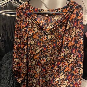 Banana Republic Multicolor Floral Blouse
